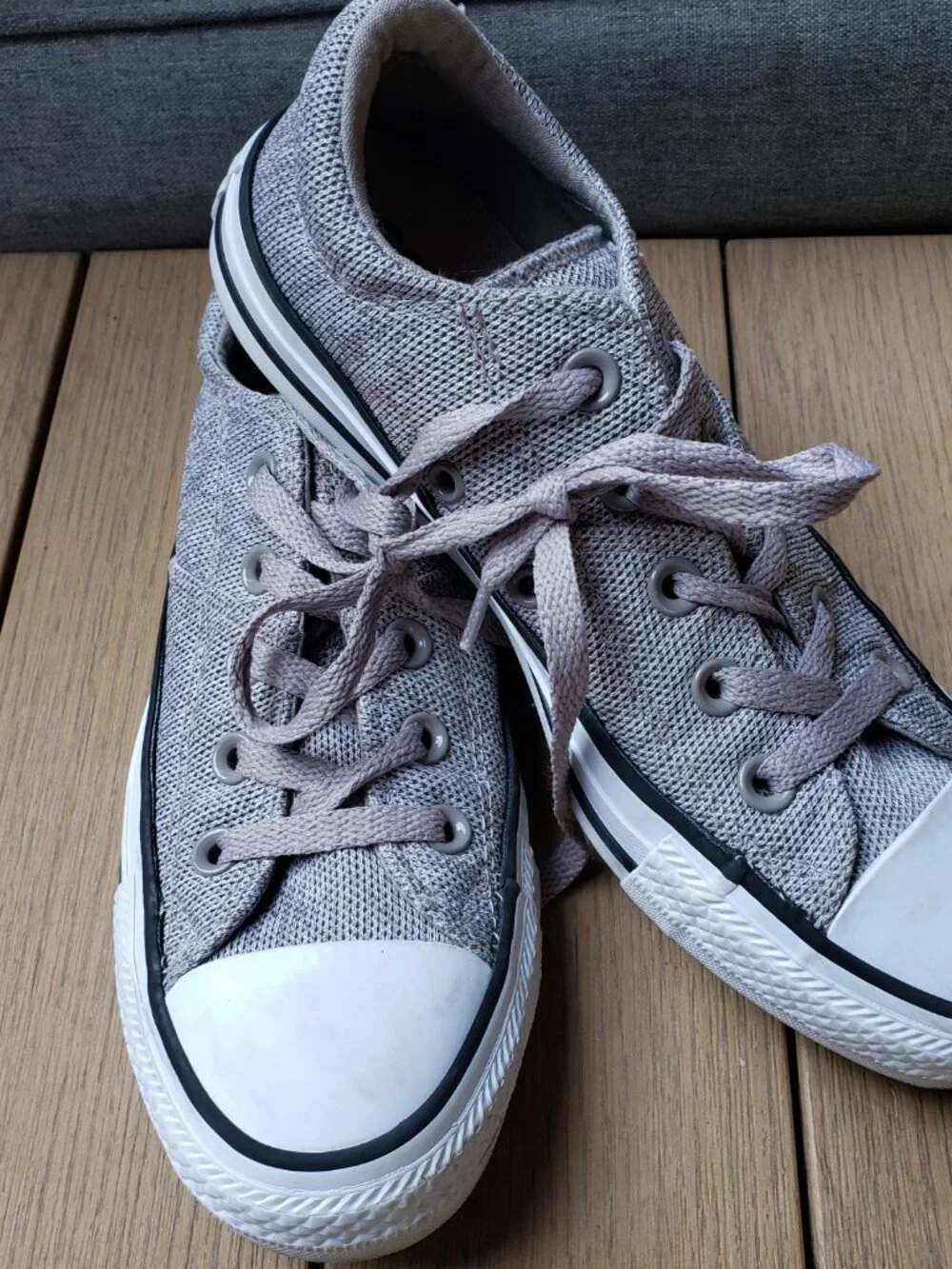 EUC CTAS Madison old school OX 561763F grey colorway (6)
